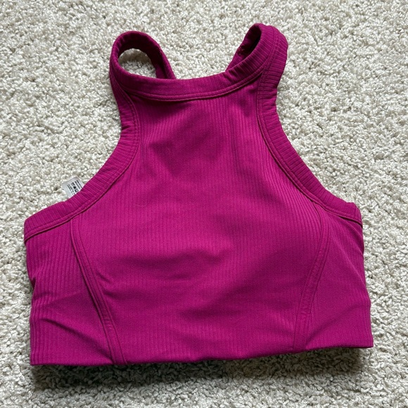 lululemon athletica Tops - Lululemon Ribbed Nulu High-Neck Yoga Bra *Light Support, B/C Cup